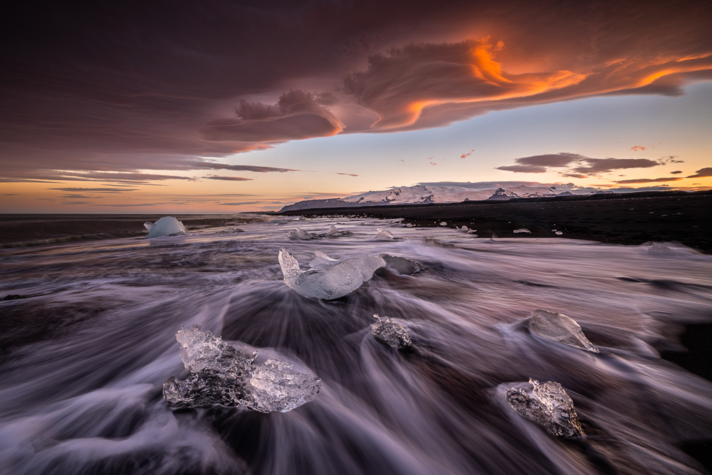 „Lenticularis“, Jökulsarlon, Iceland