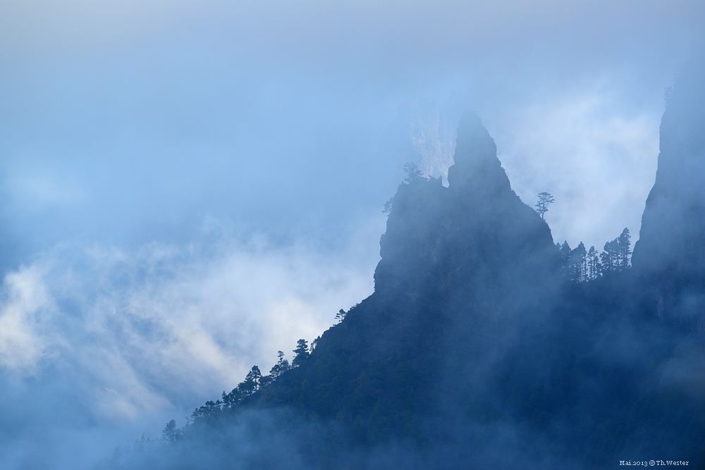 La Palma, über der Caldera (B32)