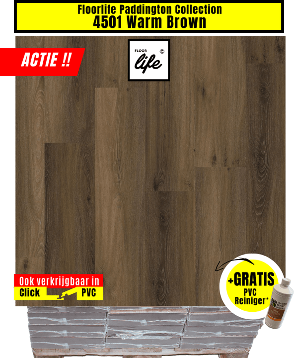 Floorlife Paddington Collection 4501 Warm Brown