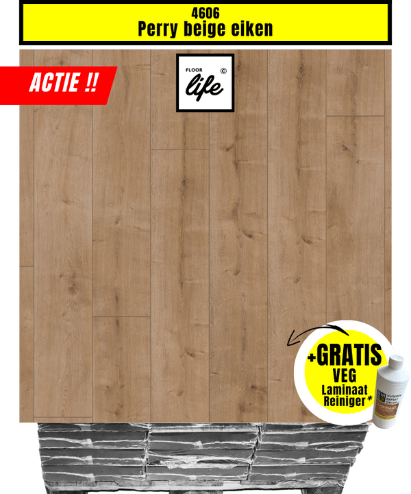 Floorlife 4606 Perry beige eiken