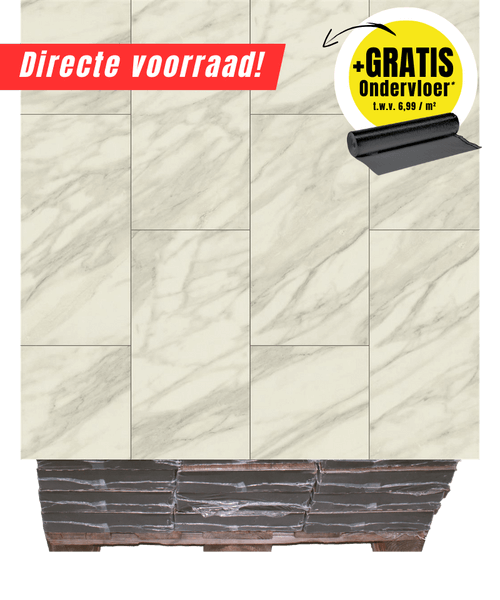 A13 - 0023 Impressions marble white Tile