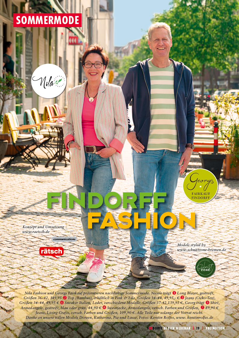 Sommermode im Trend: präsentiert von Georgs Fairkauf und Nila Fashion in Findorff