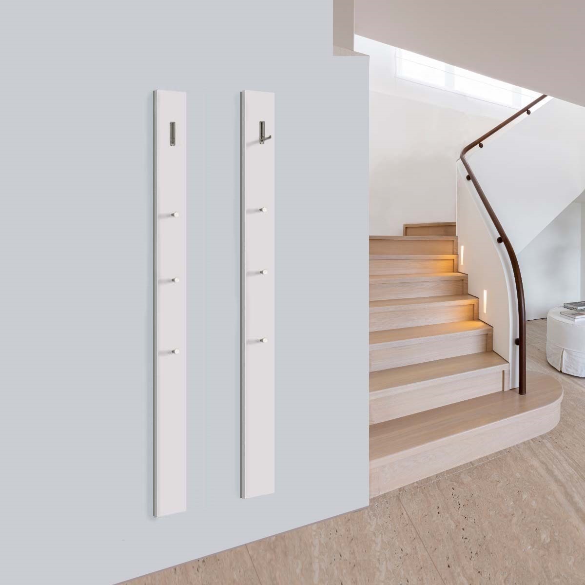 Pared Madera Colgador Pared Vertical Perchero Vertical De Madera