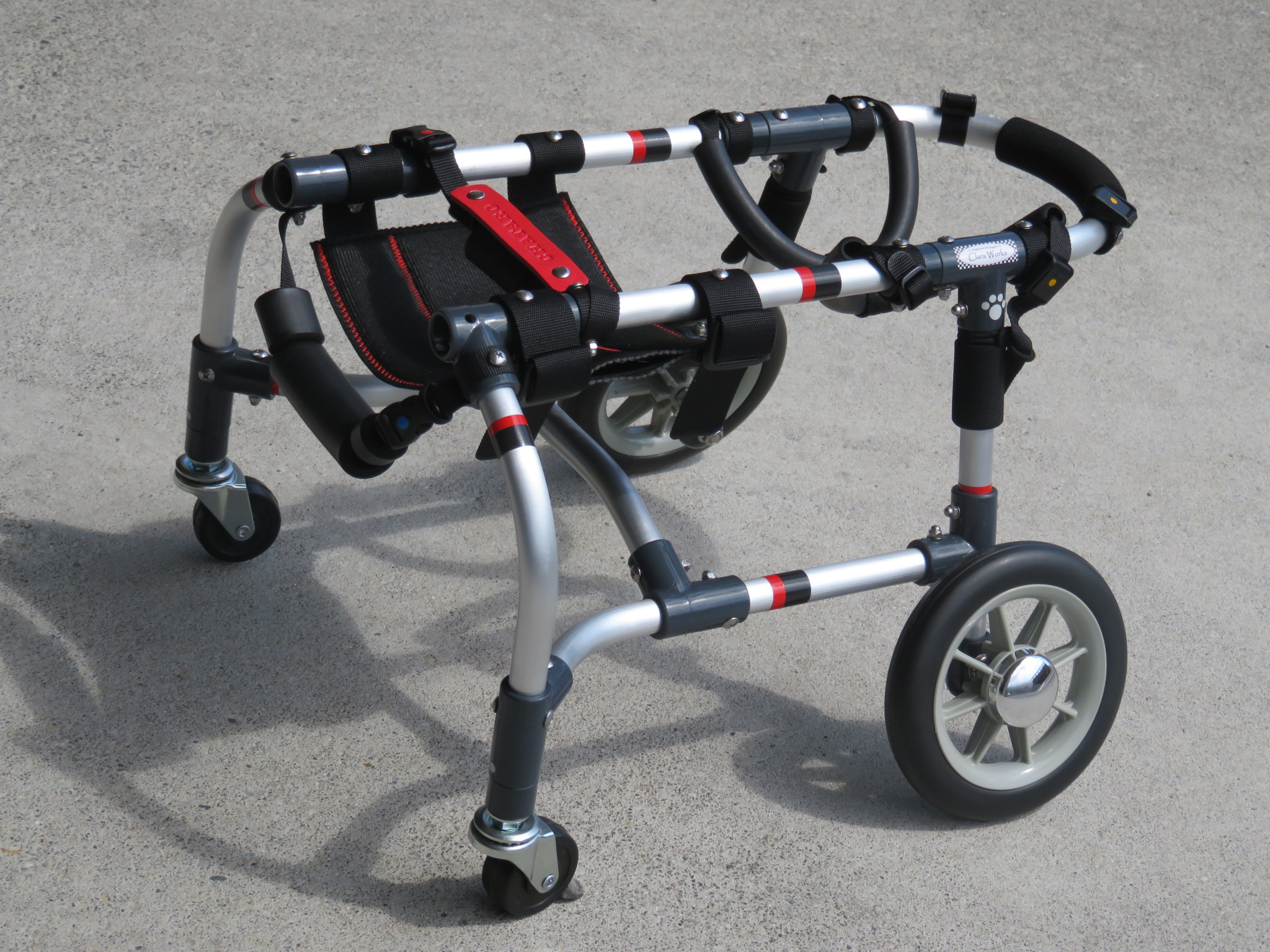 犬用車いす 中型犬用　クララワークス　高さ調整可能 犬の車椅子 犬用車椅子 DOGKART 製作販売 - 犬の車いす工房