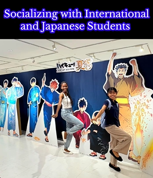 2月のBest Post③他の留学生や日本人との交流／Socializing with international students and Japanese