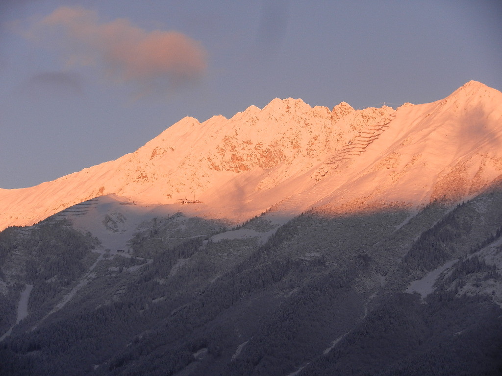 Sonnenaufgang auf der Nordkette - 23. Nov. 2015