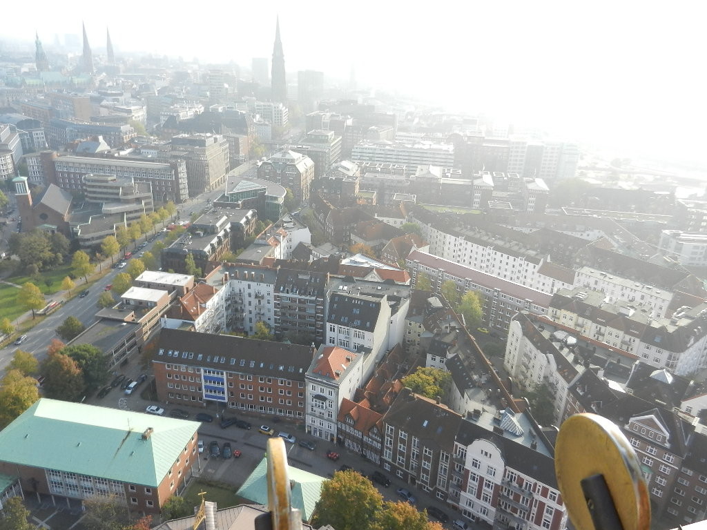 Blick vom "Michl"-Turm auf Hamburg