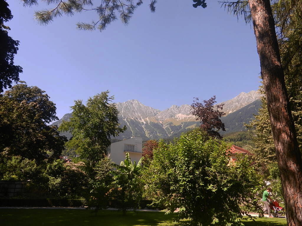 im Hintergrund die Nordkette