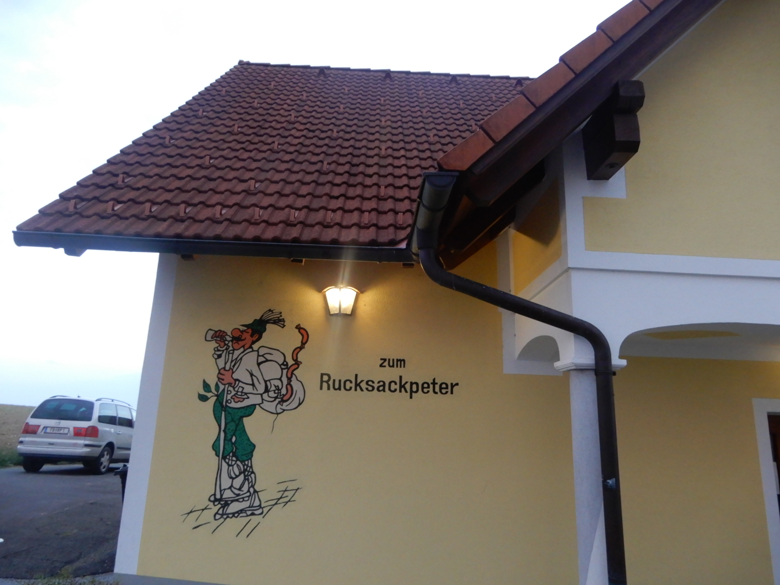 Heurigenbesuch beim "Rucksackpeter"