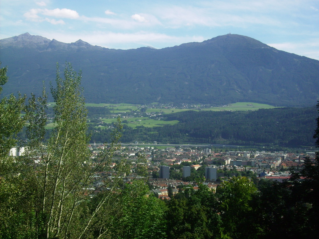 Blick v. Alpenzoo auf Innsbruck