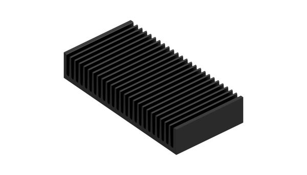 SK-58-75-SA Fischer Elektronik 押出成形ヒートシンク