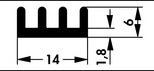 ICK SMD M 表面実装デバイス用ヒートシンク