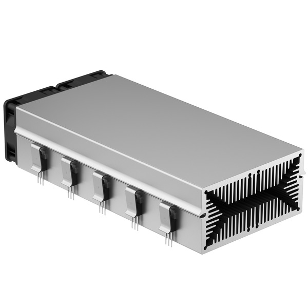 LAM-5-D-K-100-12 | 軸流ファン付きヒートシンク|トランジスタクリップマウント Fischer Elektronik