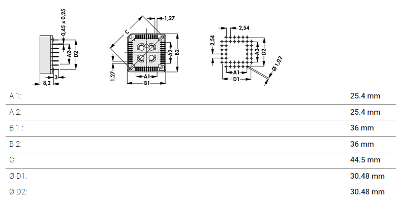 PLCC84ソケット