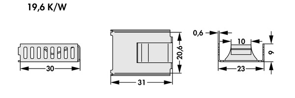 Fischer Elektronik FK 272 MI 247 O クリップオンヒートシンク