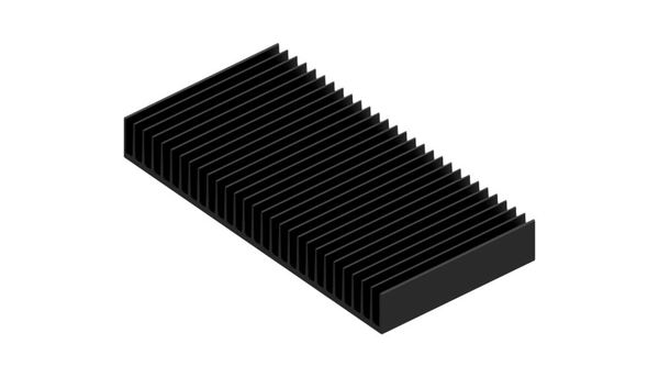 SK42-100-SA |押出成形ヒートシンク | Fischer Elektronik