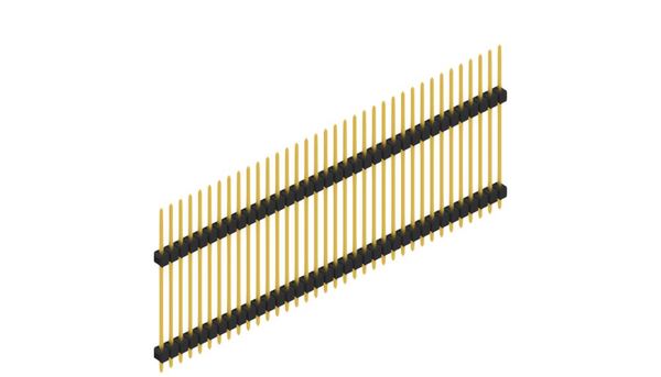 SL-22-240-72-G | 2.54mmピッチ ピンヘッダー 72ピン連結