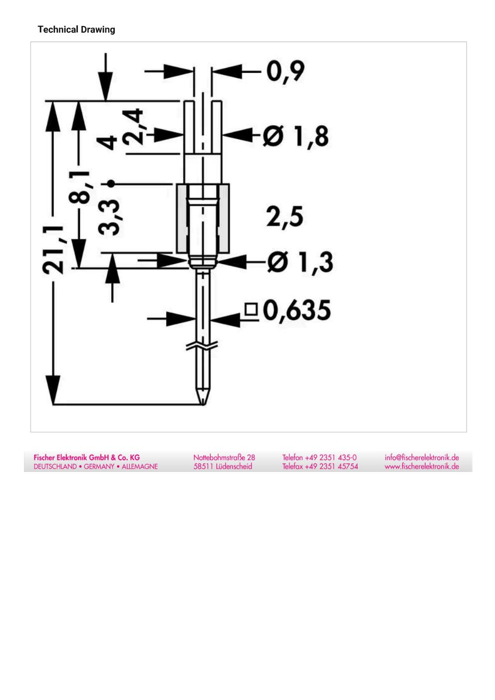 MK 08 ワイヤラップピン（2.54mm・THT）｜0.635mm角ピン・高信頼接続