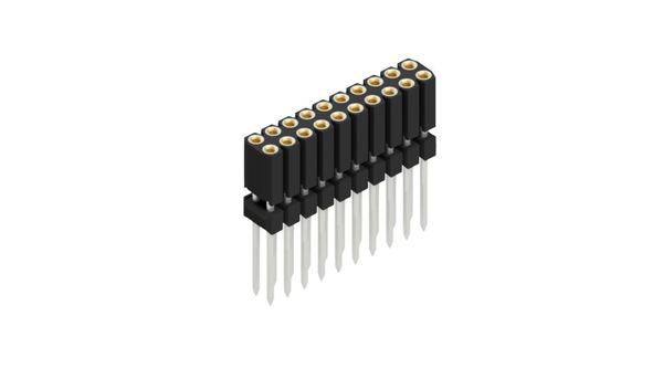 BL 19 141  BL 19 219  PC104モジュール用 2.54mmピッチ 連結ソケット 2列