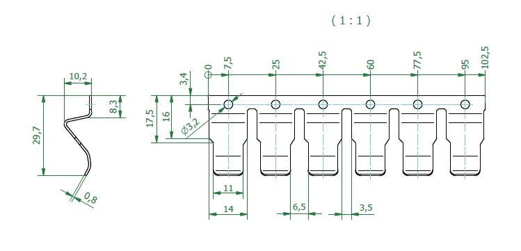 THFM6 トランジスタクリップ