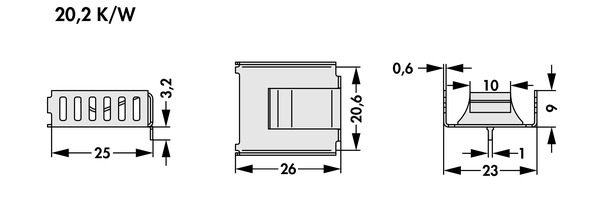 Fischer Elektronik FK 271 MI 247 H クリップオンヒートシンク