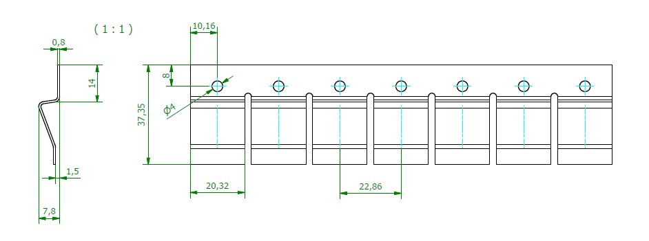 THFM 20 7　トランジスタクリップ