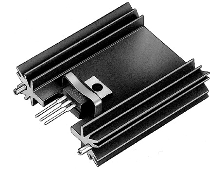 SK 409 基板取付用押出成形ヒートシンク トランジスタ クリップマウント（ソルダーピンあり）
