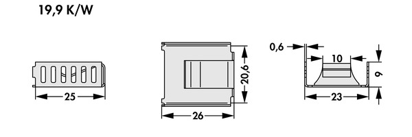 Fischer Elektronik FK 271 MI 247 O クリップオンヒートシンク