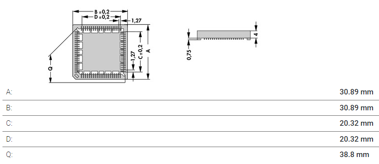 PLCC68SMD ソケット