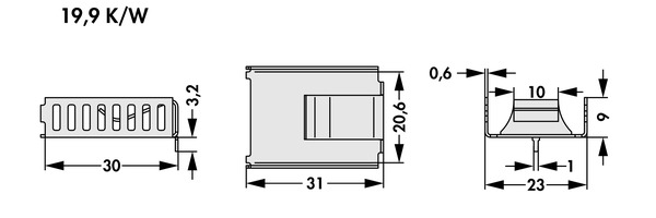 Fischer Elektronik FK 272 MI 247 H クリップオンヒートシンク