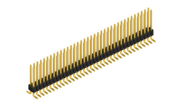 SLV-W-4-SMD-073-72-G | 1.27mm x 1.27mm ピンヘッダー 72ピン　Fischer Elektronik