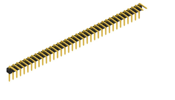SL 3 053 36 G | 2.54mmピッチ ピンヘッダー 36ピン連結 ライトアングル　Fischer Elektronik