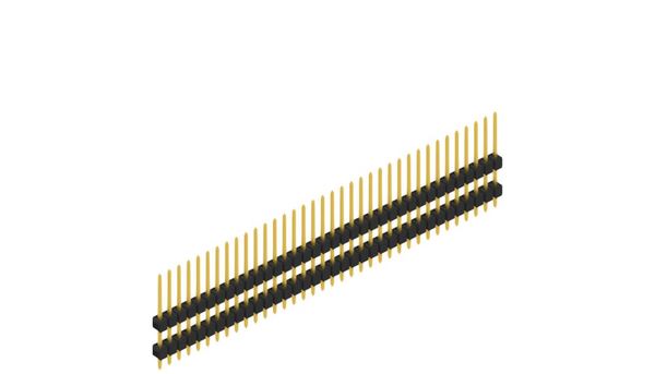 SL-13-097-36-G | 2.54mmピッチ 基板対基板 段重ね用ピンヘッダー