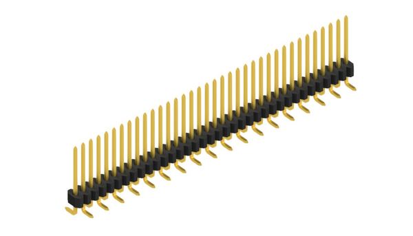 SLV W 1 SMD 073 36 G | 1.27mmピッチ ピンヘッダー 36ピン連結　Fischer Elektronik