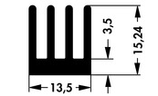 ICK SMD K 表面実装デバイス用ヒートシンク