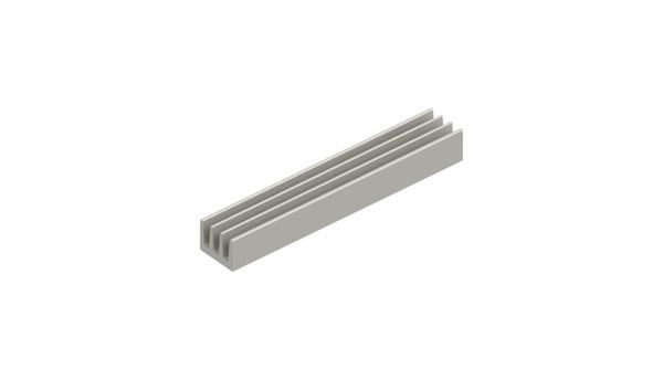 SK674 幅6.3mm 押出成形ヒートシンク