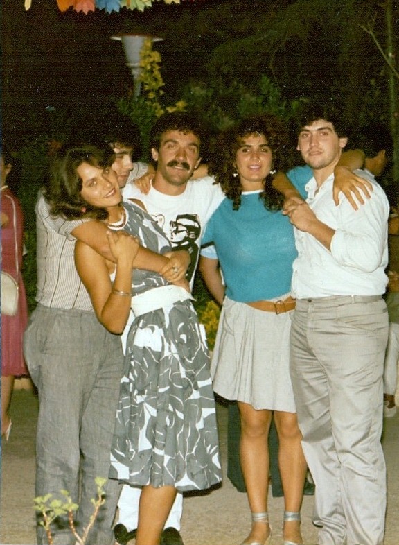 Da sinistra: Giampi, Diana, Giacomo (mister magic) Carmen, Max.