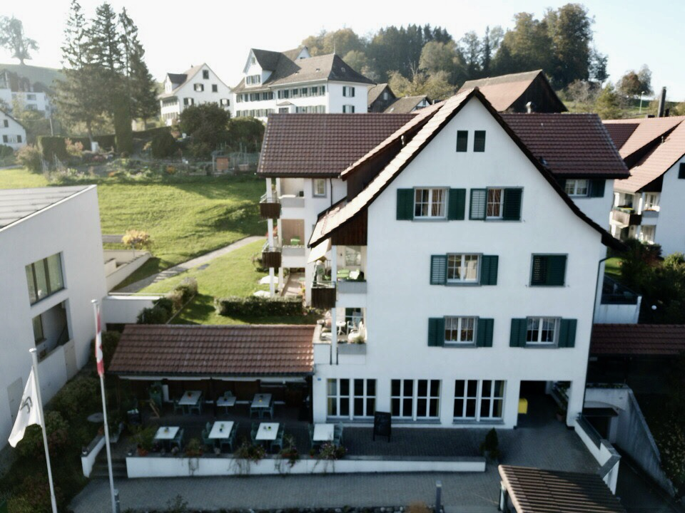 Spyrigarten Cafeteria Luftaufnahem