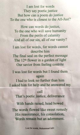 by Muhummad Raza Jafri age 15