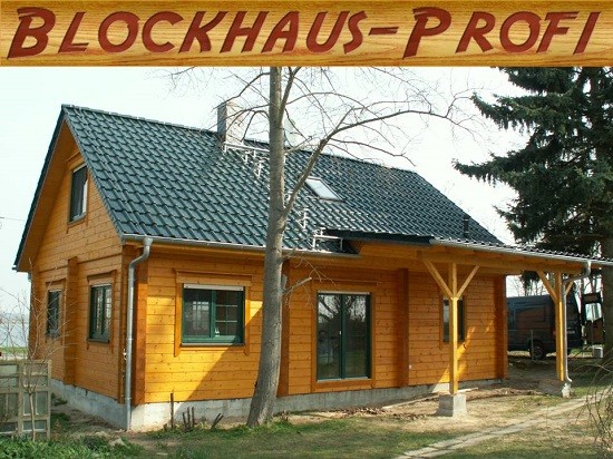 Blockhaus Uckermark ist schon fast fertig  © Blockhaus-Profi