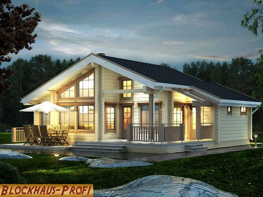 Blockhaus bauen in Thüringen - Holzhäuser - Blockhaus als Wohnhaus