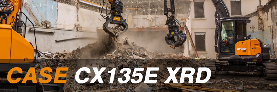 Neuer Abbruchbagger CASE CX135E XRD