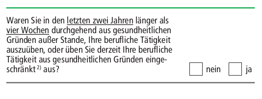 gesundheitsfrage berufsunfähigkeitsversicherung bu aktion hdi vwi