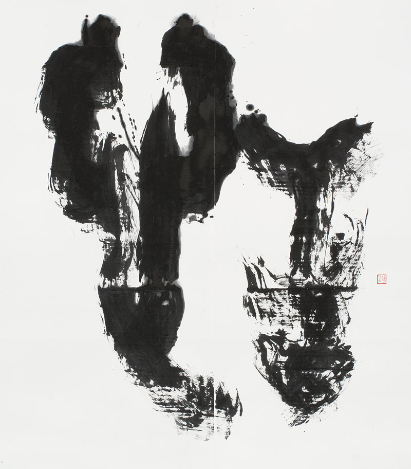 梅木仙隆「しずか（括）」175×1155cm