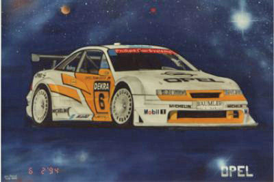 Opel Calibra DTM 1995 – Acryl mit Airbrush