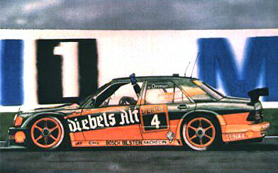 Mercdes 190E DTM 1993 – Acryl mit Airbrush