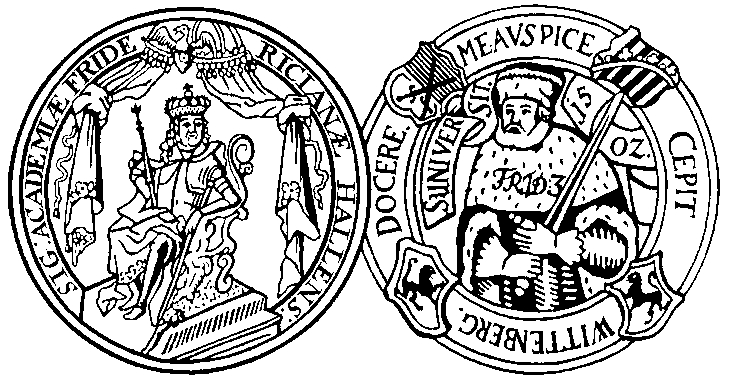 Siegel Martin-Luther-Universität Halle Wittenberg
