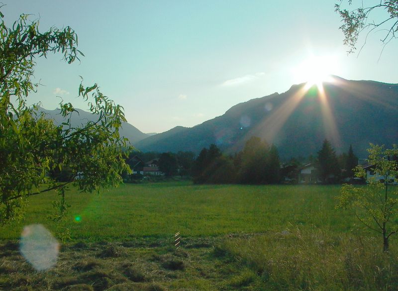 Blick von Westterrasse auf Hochplatte