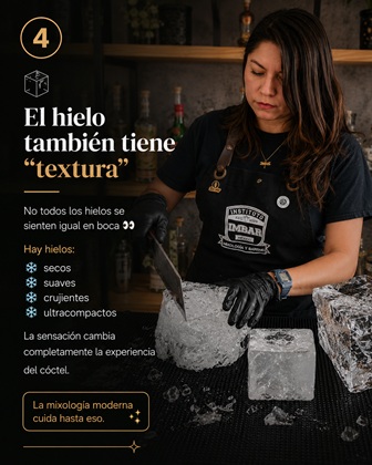 El hielo tambien tiene textura