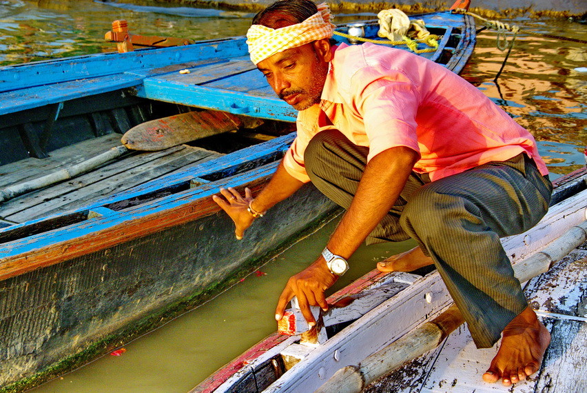 Grossen Dank - an ALLE (hier in Varanasi)